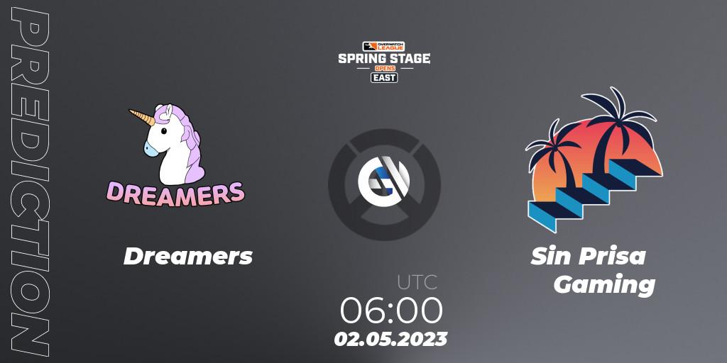 Pronóstico Dreamers - Sin Prisa Gaming. 02.05.2023 at 06:00, Overwatch, Overwatch League 2023 - Spring Stage Opens