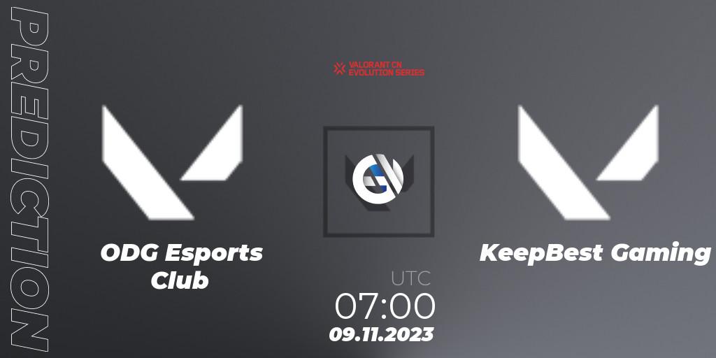 Pronóstico ODG Esports Club - KeepBest Gaming. 09.11.2023 at 07:00, VALORANT, VALORANT China Evolution Series Act 3: Heritability - Play-In