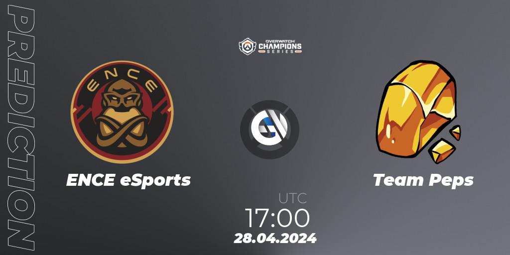 Pronóstico ENCE eSports - Team Peps. 28.04.2024 at 17:00, Overwatch, Overwatch Champions Series 2024 - EMEA Stage 2 Main Event