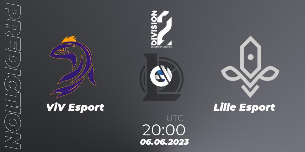 Pronóstico ViV Esport - Lille Esport. 06.06.23, LoL, LFL Division 2 Summer 2023 - Group Stage