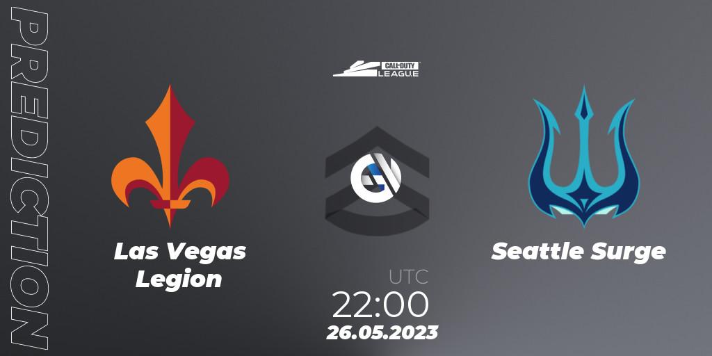 Pronóstico Las Vegas Legion - Seattle Surge. 26.05.2023 at 22:00, Call of Duty, Call of Duty League 2023: Stage 5 Major