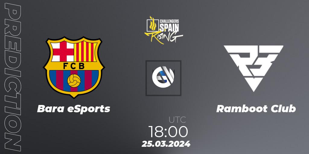 Pronóstico Barça eSports - Ramboot Club. 25.03.24, VALORANT, VALORANT Challengers 2024 Spain: Rising Split 1
