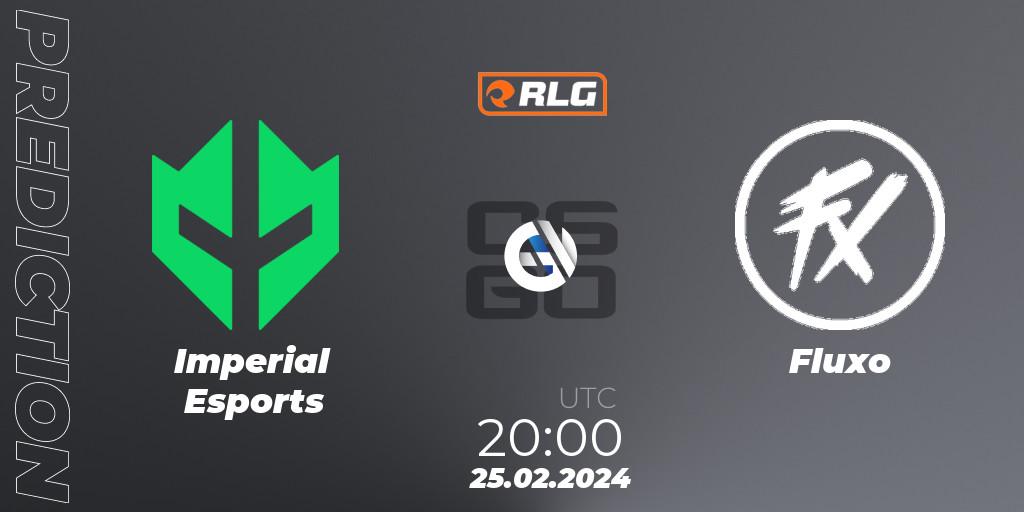 Pronóstico Imperial Esports - Fluxo. 25.02.2024 at 20:00, Counter-Strike (CS2), RES Latin American Series #1
