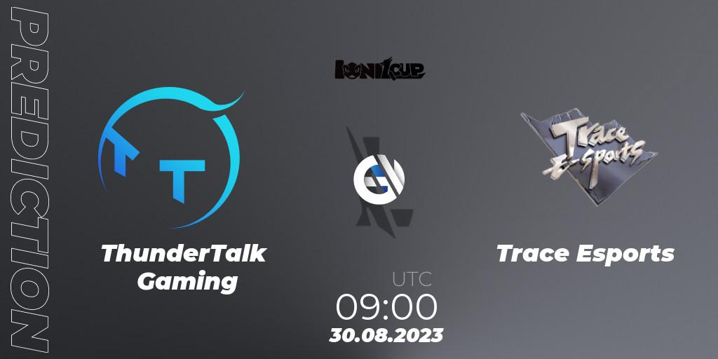 Pronóstico ThunderTalk Gaming - Trace Esports. 30.08.2023 at 09:00, Wild Rift, Ionia Cup 2023 - WRL CN Qualifiers
