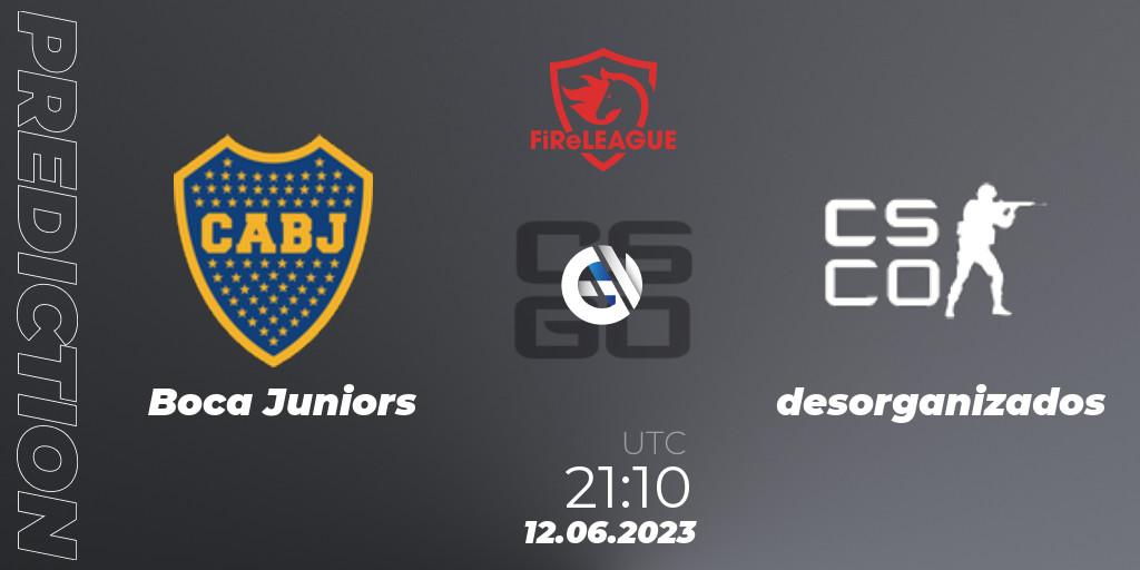Pronóstico Boca Juniors - desorganizados. 12.06.23, CS2 (CS:GO), FiReLEAGUE Argentina 2023: Closed Qualifier