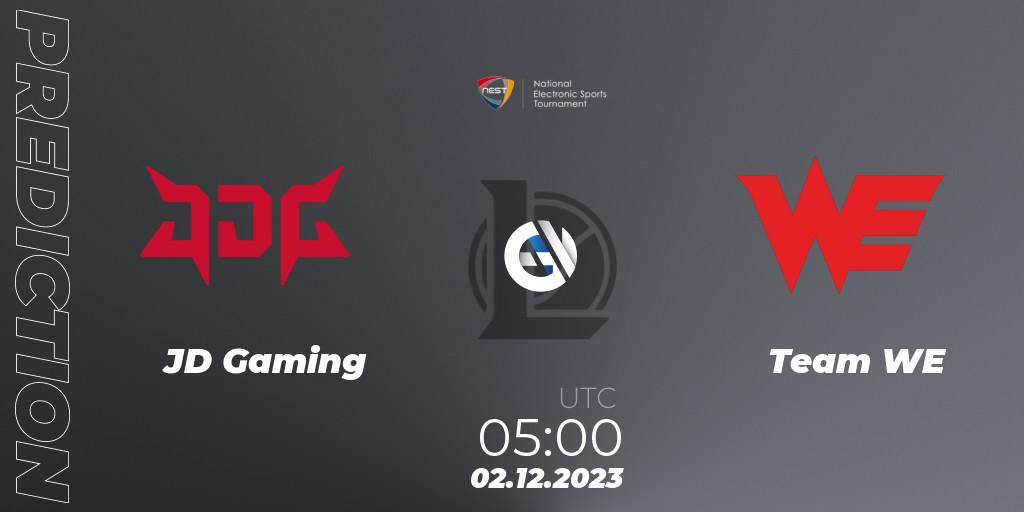 Pronóstico JD Gaming - Team WE. 02.12.2023 at 05:00, LoL, NEST 2023