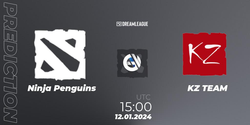 Pronóstico Ninja Penguins - KZ TEAM. 12.01.2024 at 20:44, Dota 2, DreamLeague Season 22: Western Europe Open Qualifier #2