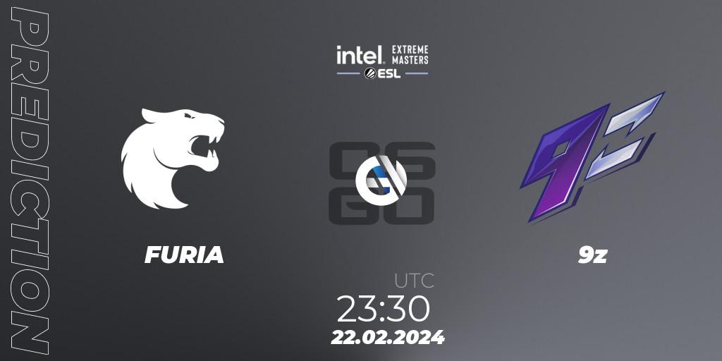 Pronóstico FURIA - 9z. 22.02.2024 at 23:30, Counter-Strike (CS2), Intel Extreme Masters Dallas 2024: South American Closed Qualifier