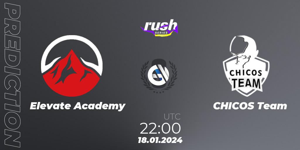 Pronóstico Elevate Academy - CHICOS Team. 18.01.2024 at 22:00, Rainbow Six, RUSH SERIES Summer
