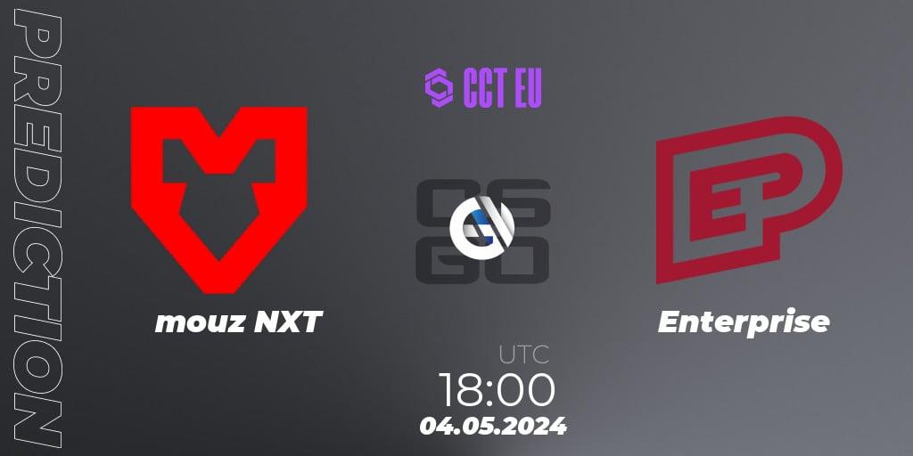 Pronóstico mouz NXT - Enterprise. 04.05.2024 at 18:00, Counter-Strike (CS2), CCT Season 2 Europe Series 2 