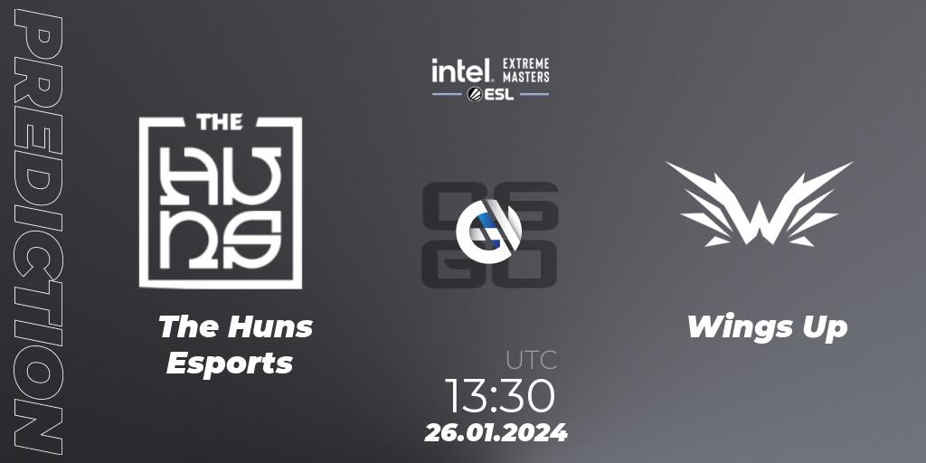 Pronóstico The Huns Esports - Wings Up. 26.01.24, CS2 (CS:GO), Intel Extreme Masters China 2024: Asian Closed Qualifier