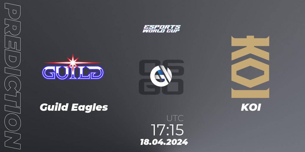 Pronóstico Guild Eagles - KOI. 18.04.24, CS2 (CS:GO), Esports World Cup 2024: European Open Qualifier