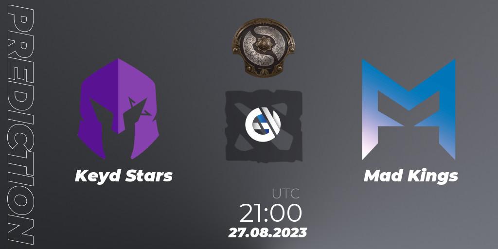 Pronóstico Keyd Stars - Mad Kings. 22.08.2023 at 16:02, Dota 2, The International 2023 - South America Qualifier