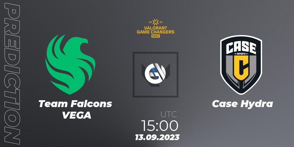 Pronóstico Team Falcons VEGA - Case Hydra. 13.09.2023 at 15:00, VALORANT, VCT 2023: Game Changers EMEA Stage 3 - Group Stage