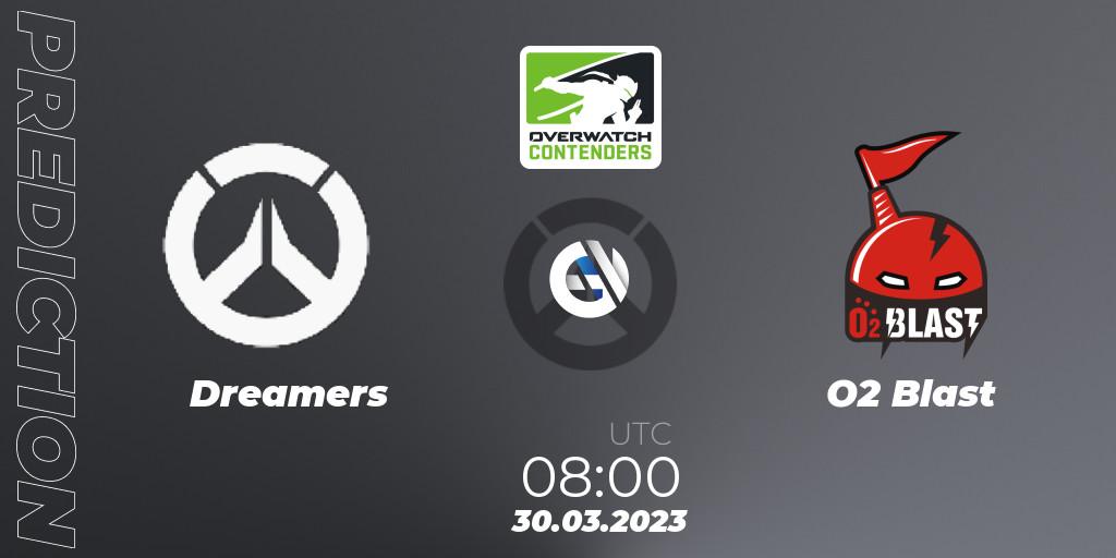 Pronóstico Dreamers - O2 Blast. 30.03.2023 at 08:00, Overwatch, Overwatch Contenders 2023 Spring Series: Korea