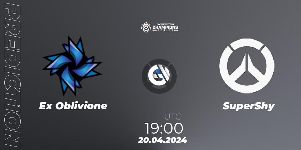 Pronóstico Ex Oblivione - SuperShy. 20.04.2024 at 19:00, Overwatch, Overwatch Champions Series 2024 - EMEA Stage 2 Group Stage
