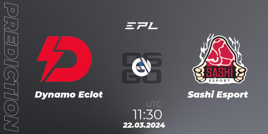 Pronóstico Dynamo Eclot - Sashi Esport. 22.03.24, CS2 (CS:GO), European Pro League Season 16: Division 2