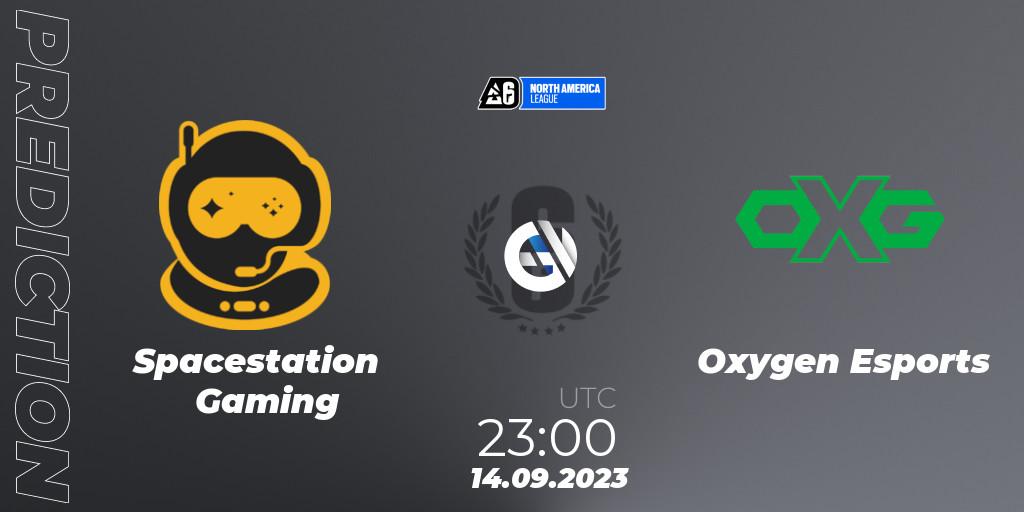 Pronóstico Spacestation Gaming - Oxygen Esports. 14.09.2023 at 23:00, Rainbow Six, North America League 2023 - Stage 2
