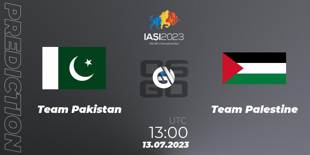 Pronóstico Team Pakistan - Team Palestine. 13.07.2023 at 13:00, Counter-Strike (CS2), IESF Asian Championship 2023