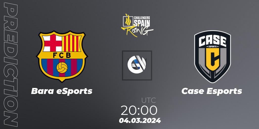 Pronóstico Barça eSports - Case Esports. 04.03.24, VALORANT, VALORANT Challengers 2024 Spain: Rising Split 1