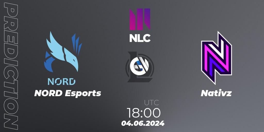 Pronóstico NORD Esports - Nativz. 26.06.2024 at 18:00, LoL, NLC 1st Division Summer 2024