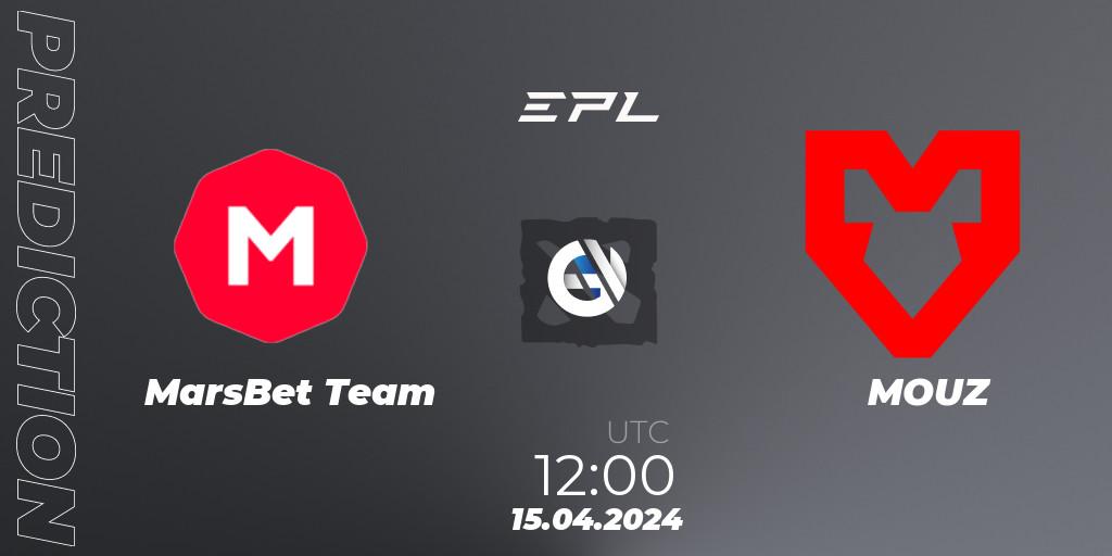 Pronóstico MarsBet Team - MOUZ. 15.04.24, Dota 2, European Pro League Season 17