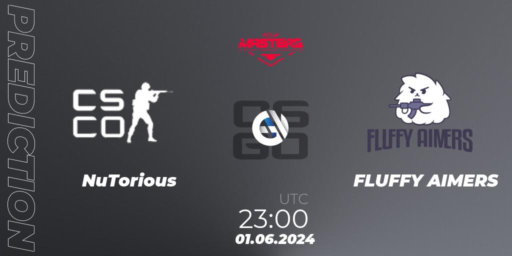 Pronóstico NuTorious - FLUFFY AIMERS. 01.06.2024 at 23:00, Counter-Strike (CS2), Ace North American Masters Fall 2024: Open Qualifier #2