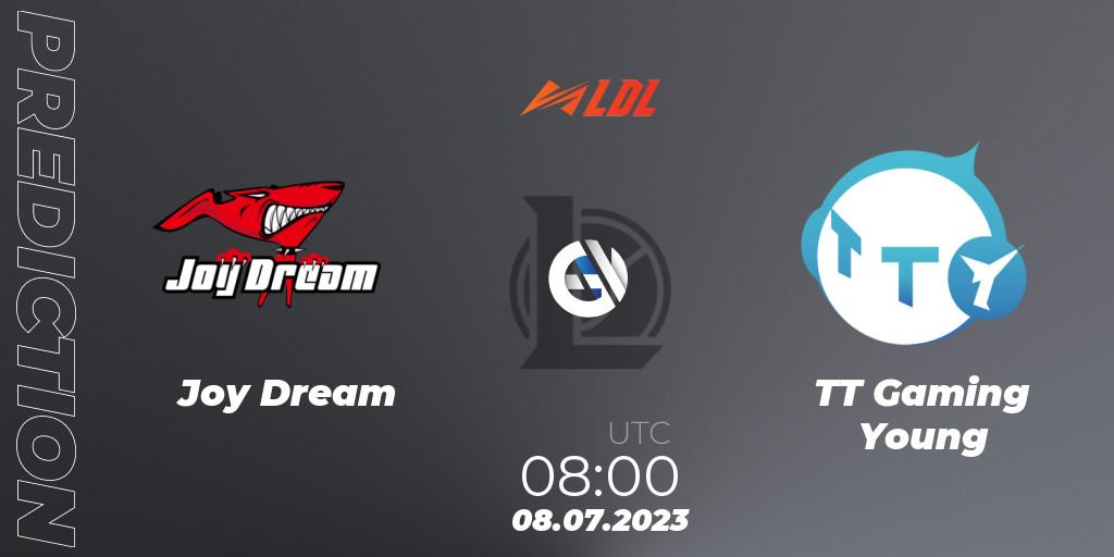 Pronóstico Joy Dream - TT Gaming Young. 08.07.2023 at 09:00, LoL, LDL 2023 - Regular Season - Stage 3