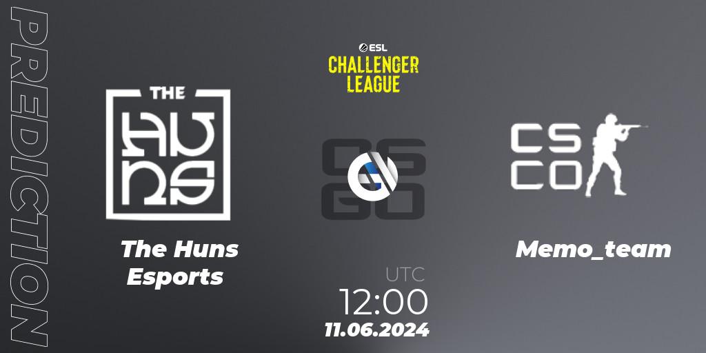 Pronóstico The Huns Esports - Memo_team. 11.06.2024 at 12:00, Counter-Strike (CS2), ESL Challenger League Season 47 Relegation: Asia