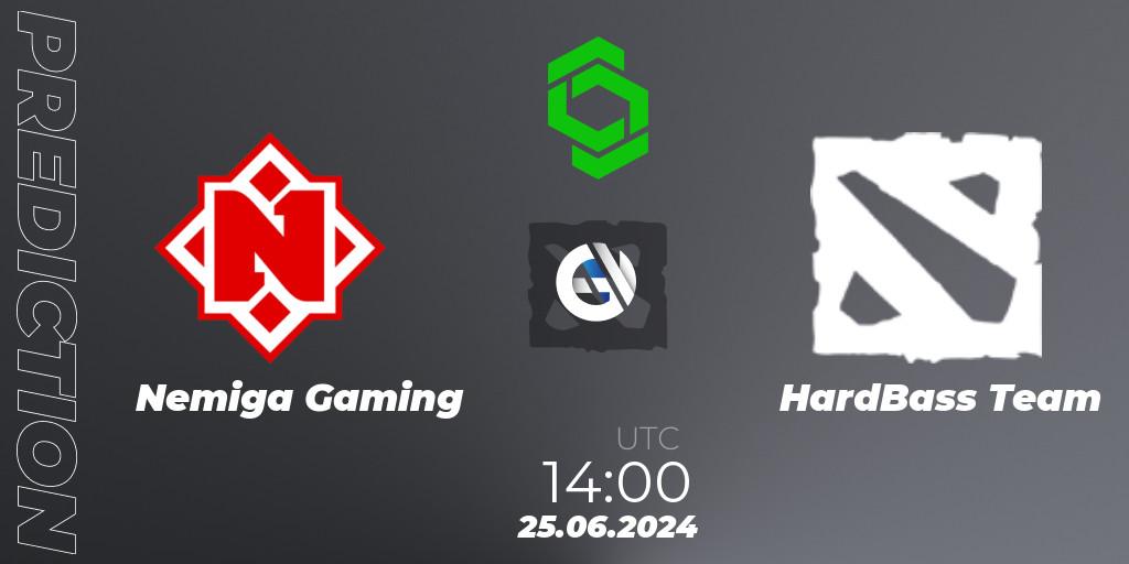 Pronóstico Nemiga Gaming - HardBass Team. 25.06.2024 at 08:00, Dota 2, CCT Dota 2 Series 1