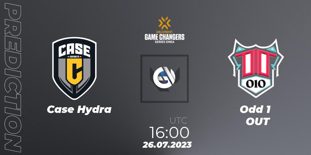 Pronóstico Case Hydra - Odd 1 OUT. 26.07.2023 at 15:00, VALORANT, VCT 2023: Game Changers EMEA Series 2