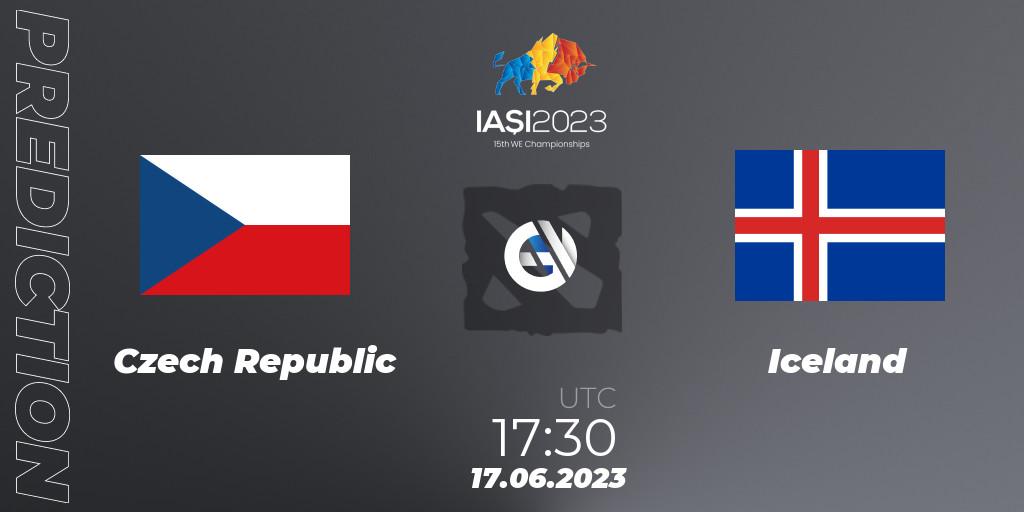 Pronóstico Czech Republic - Iceland. 17.06.2023 at 17:30, Dota 2, IESF Europe A Qualifier 2023