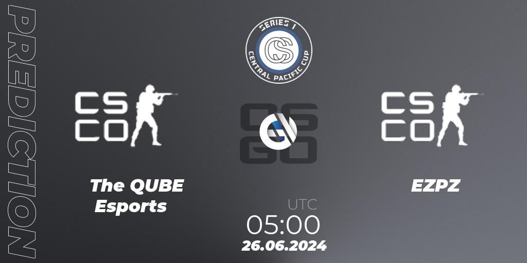 Pronóstico The QUBE Esports - EZPZ. 26.06.2024 at 05:00, Counter-Strike (CS2), Central Pacific Cup: Series 1
