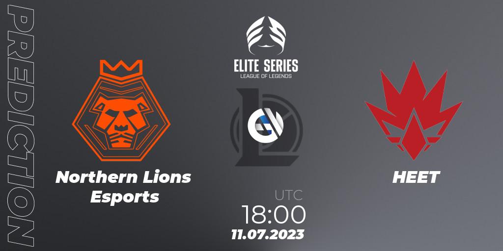 Pronóstico Northern Lions Esports - HEET. 11.07.2023 at 18:00, LoL, Elite Series Summer 2023