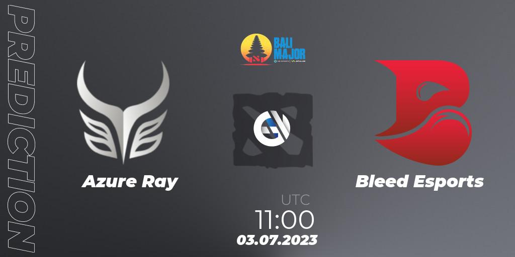 Pronóstico Azure Ray - Bleed Esports. 03.07.2023 at 11:00, Dota 2, Bali Major 2023 - Group Stage