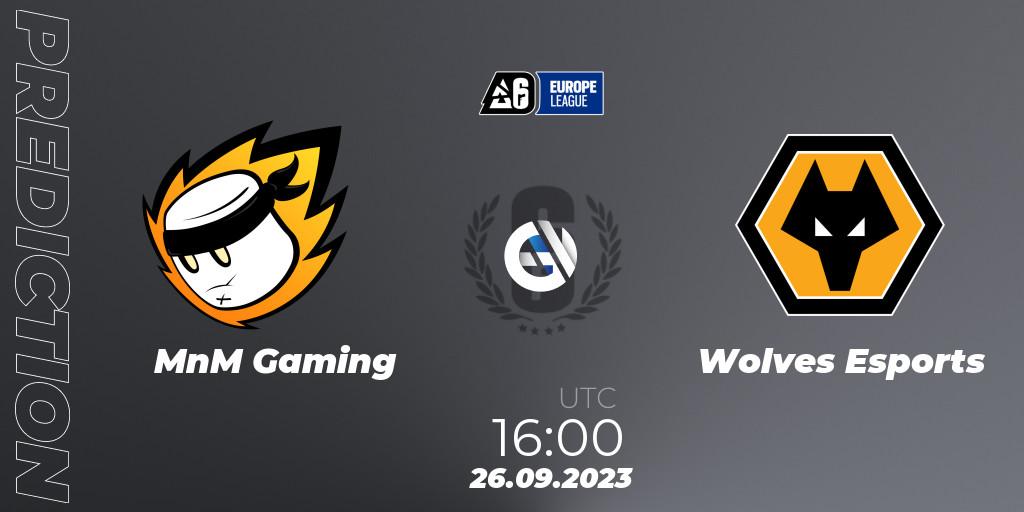 Pronóstico MnM Gaming - Wolves Esports. 26.09.23, Rainbow Six, Europe League 2023 - Stage 2
