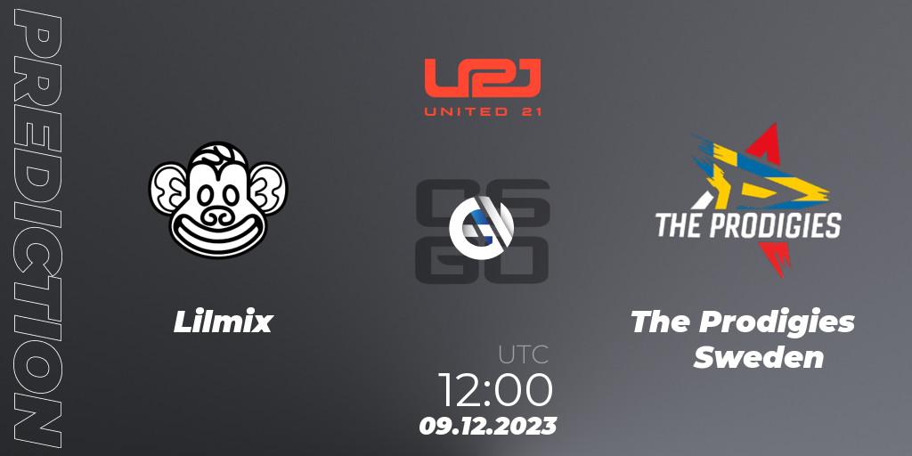 Pronóstico Lilmix - The Prodigies Sweden. 09.12.2023 at 12:00, Counter-Strike (CS2), United21 Season 9