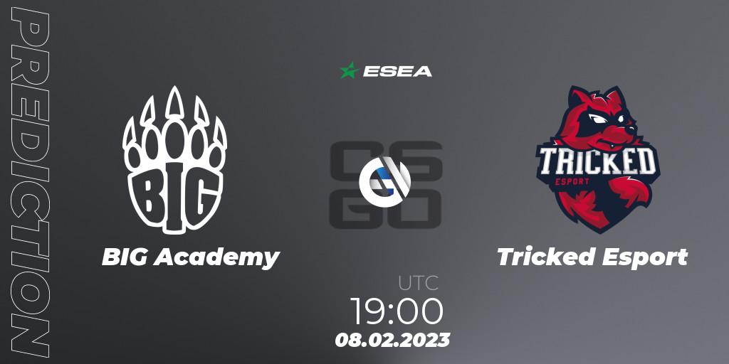 Pronóstico BIG Academy - Exzentriq Utd. 08.02.2023 at 19:00, Counter-Strike (CS2), ESEA Season 44: Advanced Division - Europe