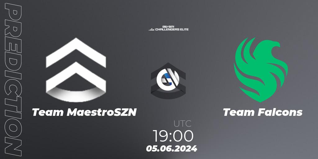 Pronóstico Team MaestroSZN - Team Falcons. 05.06.2024 at 19:00, Call of Duty, Call of Duty Challengers 2024 - Elite 3: EU