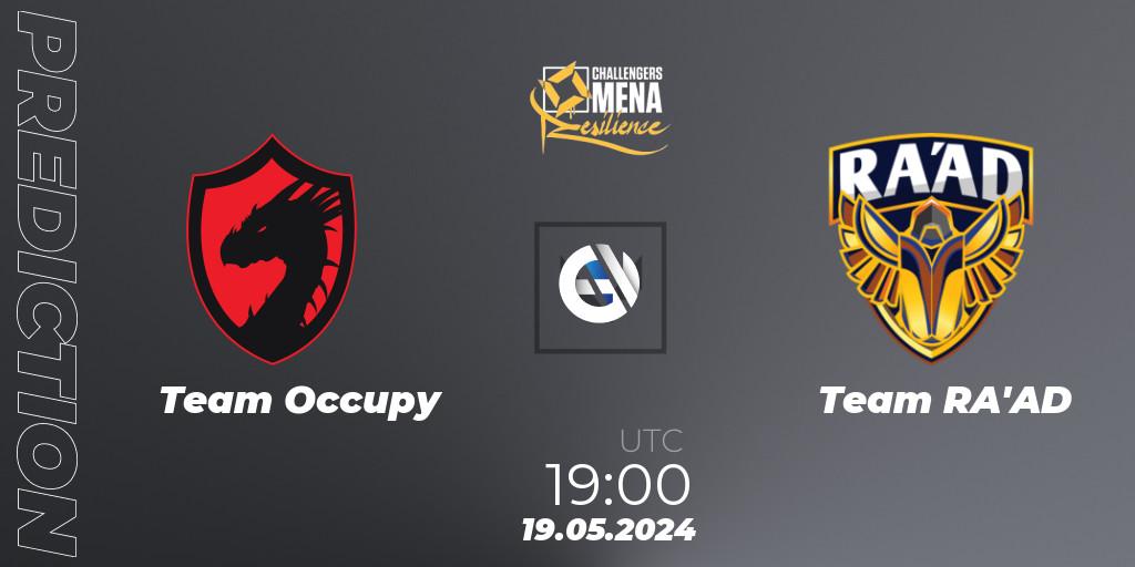 Pronóstico Team Occupy - Team RA'AD. 19.05.2024 at 19:00, VALORANT, VALORANT Challengers 2024 MENA: Resilience Split 2 - Levant and North Africa