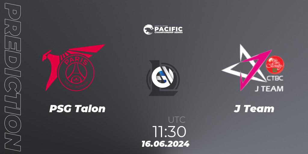 Pronóstico PSG Talon - J Team. 16.06.2024 at 11:30, LoL, PCS Summer 2024