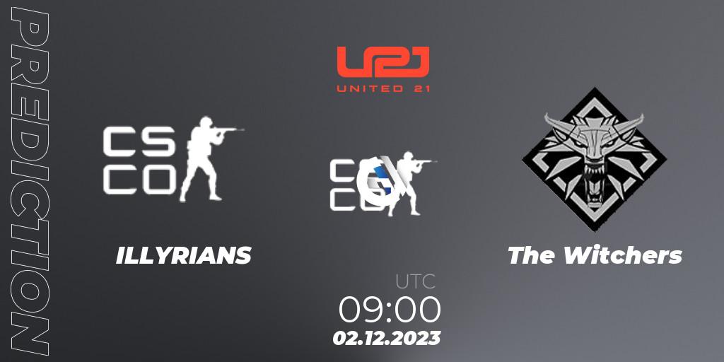 Pronóstico ILLYRIANS - The Witchers. 02.12.2023 at 09:00, Counter-Strike (CS2), United21 Season 9