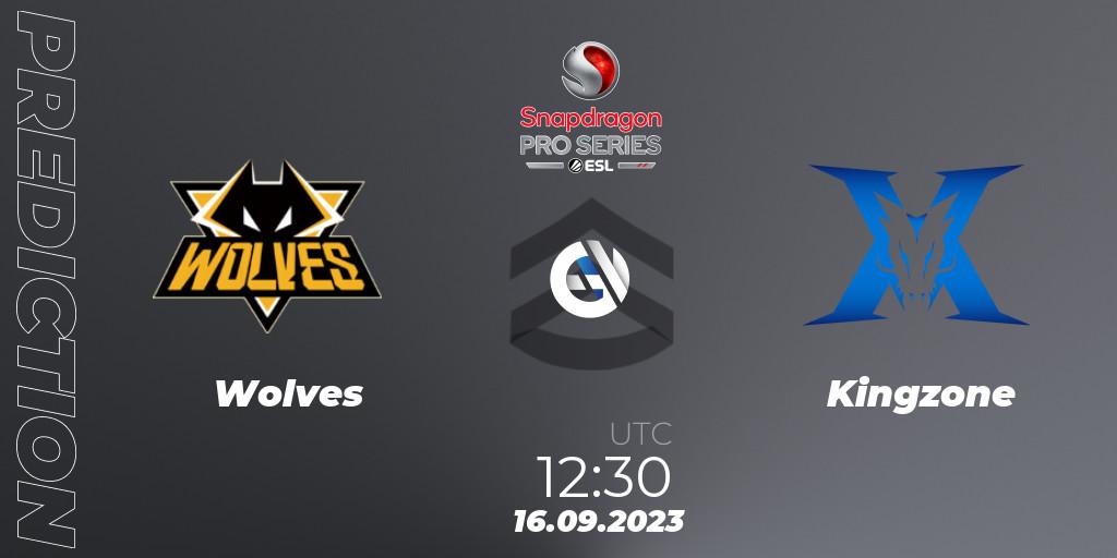 Pronóstico Wolves - Kingzone. 16.09.2023 at 12:30, Call of Duty, Snapdragon Pro Series Fall Season