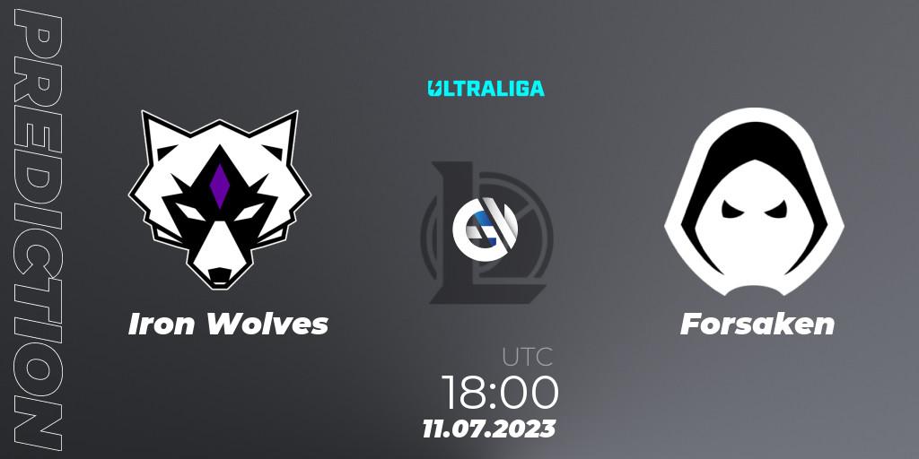 Pronóstico Iron Wolves - Forsaken. 11.07.2023 at 18:00, LoL, Ultraliga Season 10 2023 Regular Season