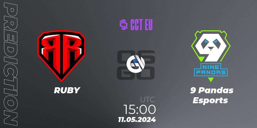 Pronóstico RUBY - 9 Pandas Esports. 11.05.2024 at 15:05, Counter-Strike (CS2), CCT Season 2 Europe Series 2 