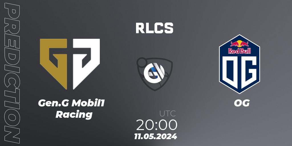 Pronóstico Gen.G Mobil1 Racing - OG. 11.05.2024 at 20:00, Rocket League, RLCS 2024 - Major 2: NA Open Qualifier 5