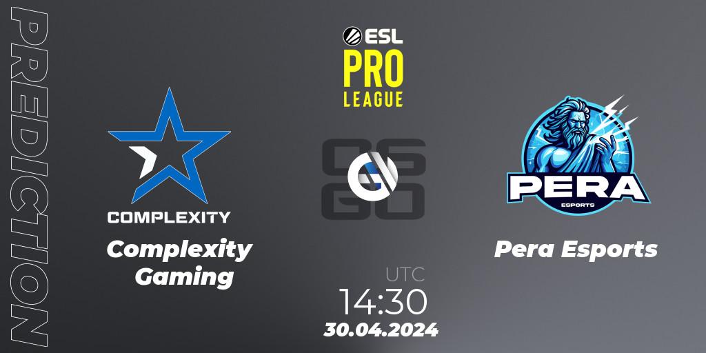 Pronóstico Complexity Gaming - Pera Esports. 30.04.24, CS2 (CS:GO), ESL Pro League Season 19