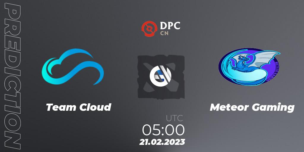 Pronóstico Team Cloud - Meteor Gaming. 21.02.23, Dota 2, DPC 2022/2023 Winter Tour 1: CN Division II (Lower)