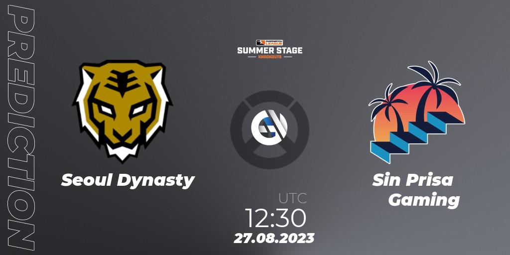 Pronóstico Seoul Dynasty - Sin Prisa Gaming. 03.09.23, Overwatch, Overwatch League 2023 - Summer Stage Knockouts