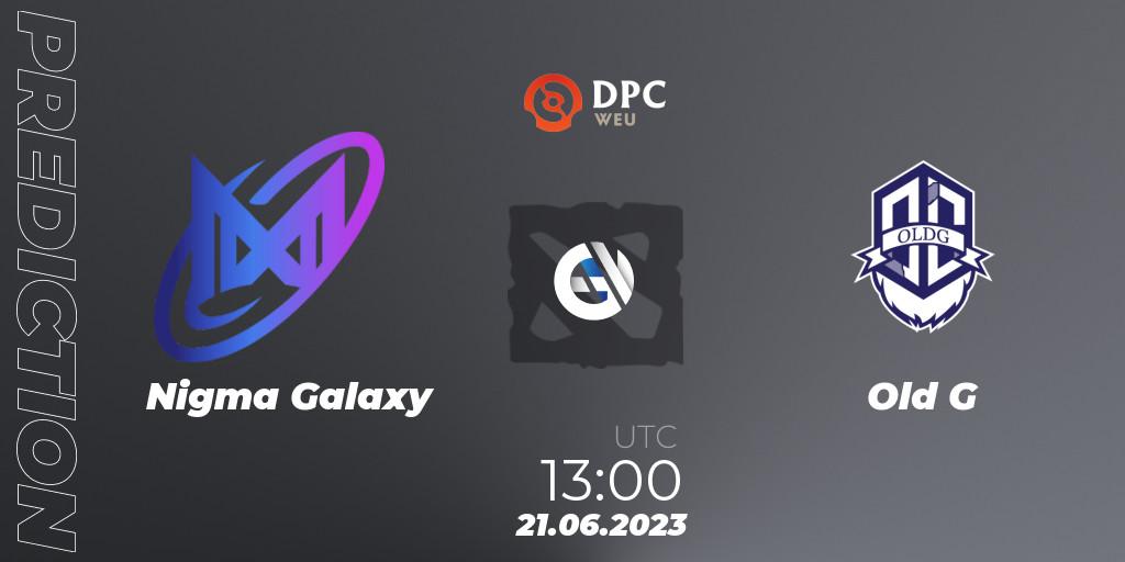 Pronóstico Nigma Galaxy - Old G. 21.06.2023 at 13:03, Dota 2, DPC 2023 Tour 3: WEU Division II (Lower)